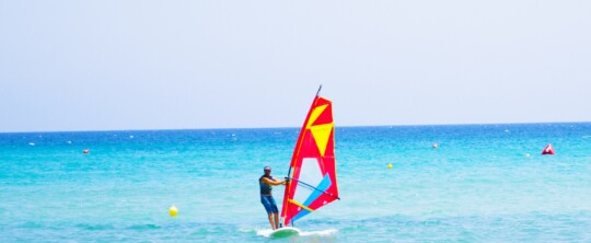 Il segreto per i principianti nel wind surf