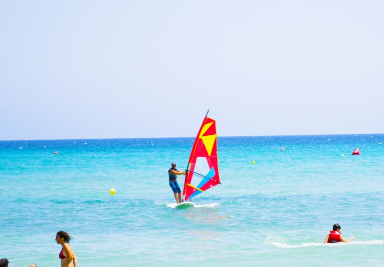 Il segreto per i principianti nel wind surf